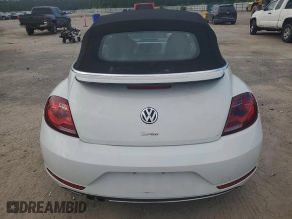 2018 Volkswagen Beetle S with VIN 3VW5DAATXJM514636, listed as a Copart auction lot 56629085 with 84,983 mi miles and Salvage title. Bid and sale history available at DreamBid. Image 6.