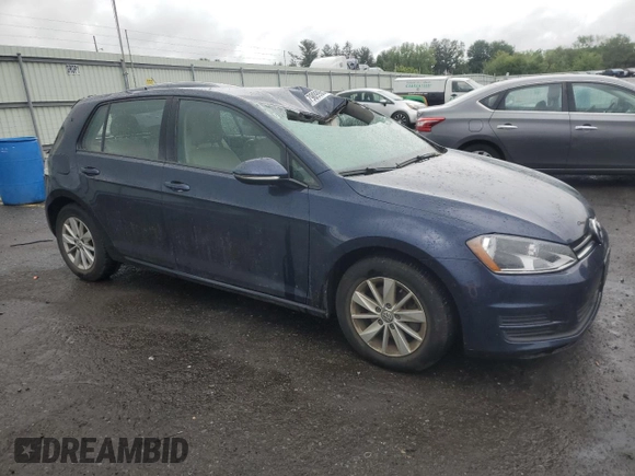 2015 Volkswagen Golf TSI S с VIN 3VW217AU8FM014179, выставлен на аукционе Copart как лот 57909985 с пробегом 69 224 миль миль и Списание • Salvage title. История ставок и продаж доступна на DreamBid. Изображение 4.