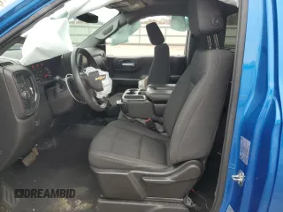 2022 Chevrolet Silverado 1500 Work Truck with VIN 3GCNAAEK3NG632724, listed as a Copart auction lot 45302405 with 38,129 mi miles and Salvage Title. Bid and sale history available at DreamBid. Image 10.