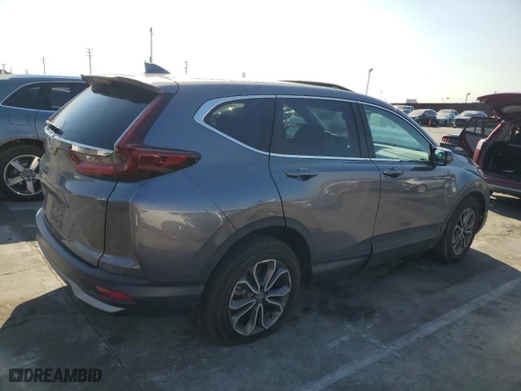 2020 Honda CR-V EX with VIN 7FARW1H59LE024271, listed as a Copart auction lot 49501315 with 37,096 mi miles and Salvage Title. Bid and sale history available at carsss.com. Image 3.