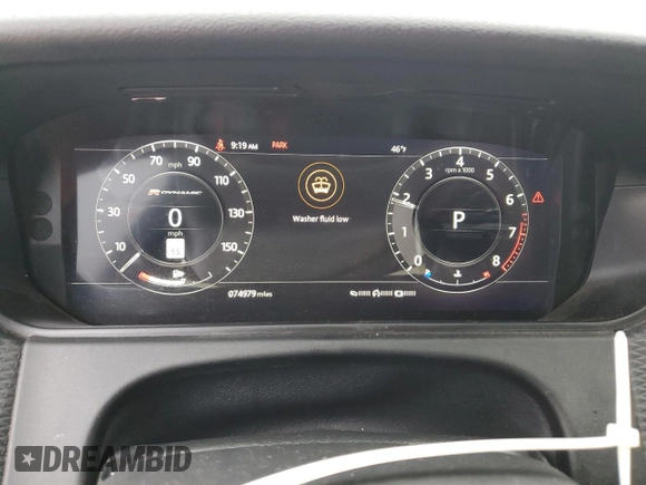 2018 Land Rover Range Rover Velar R-Dynamic SE with VIN SALYL2RX5JA775985, listed as a Copart auction lot 38592844 with 74,979 mi miles. Bid and sale history available at carsss.com. Image 9.