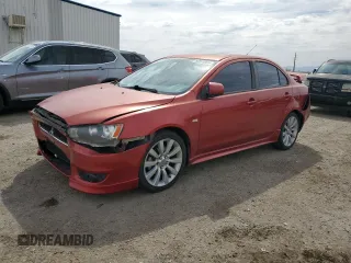 2008 Mitsubishi Lancer GTS with VIN JA3AU86U98U027881, listed as a Copart auction lot 50845965 with 152,438 mi miles and Salvage Title. Bid and sale history available at carsss.com. Image 1.
