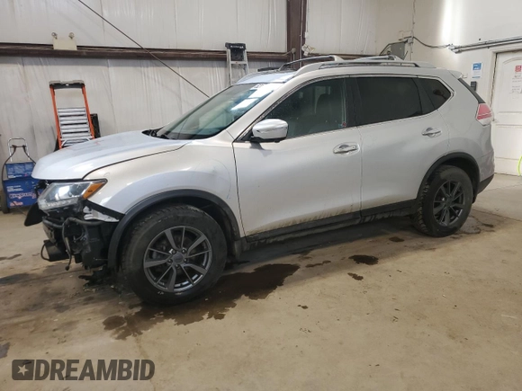 2014 Nissan Rogue S with VIN 5N1AT2MV1EC767922, listed as a Copart auction lot 52172595 with 163,659 mi miles and Salvage Title. Bid and sale history available at carsss.com. Image 1.