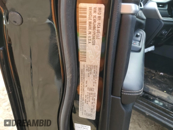 2023 Jeep Grand Cherokee Limited with VIN 1C4RJHBG1PC667228, listed as a Copart auction lot 53244215 with 17,072 mi miles and Salvage title. Bid and sale history available at DreamBid. Image 15.