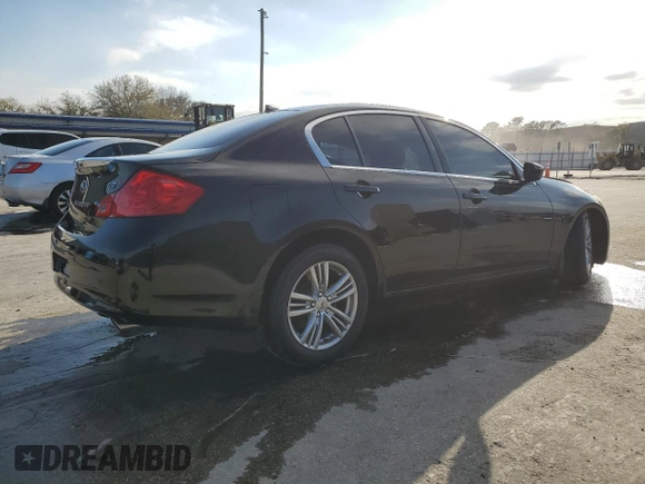2013 Infiniti G37 Sedan Journey with VIN JN1CV6AP0DM726004, listed as a Copart auction lot 46457745 with 103,135 mi miles and Salvage Title. Bid and sale history available at carsss.com. Image 3.