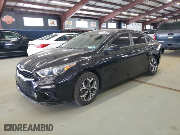2019 Kia Forte LXS z VIN 3KPF24AD3KE025191, wystawiony jako Copart lot #61373395 z przebiegiem 56 696 mil mil oraz Czysty tytuł • Clean title. Historia ofert i sprzedaży dostępna na DreamBid. Obrazek 1.