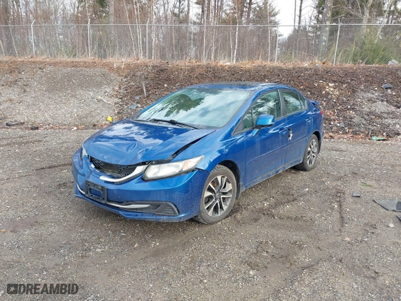 2013 Honda Civic Sdn EX with VIN 2HGFB2F83DH537283, listed as a IAAI auction lot 41820579 with 148,715 mi miles. Bid and sale history available at carsss.com. Image 17.
