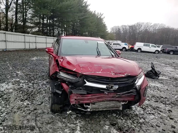 2020 Chevrolet Blazer Premier with VIN 3GNKBLRS2LS559871, listed as a Copart auction lot 44188845 with 27,200 mi miles and Salvage Title. Bid and sale history available at carsss.com. Image 11.