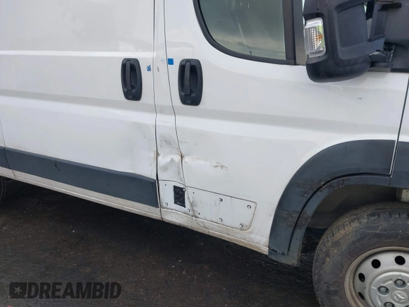2023 Ram ProMaster Cargo with VIN 3C6LRVAGXPE583679, listed as a IAAI auction lot 41915002 with 44,644 mi miles and . Bid and sale history available at DreamBid. Image 18.
