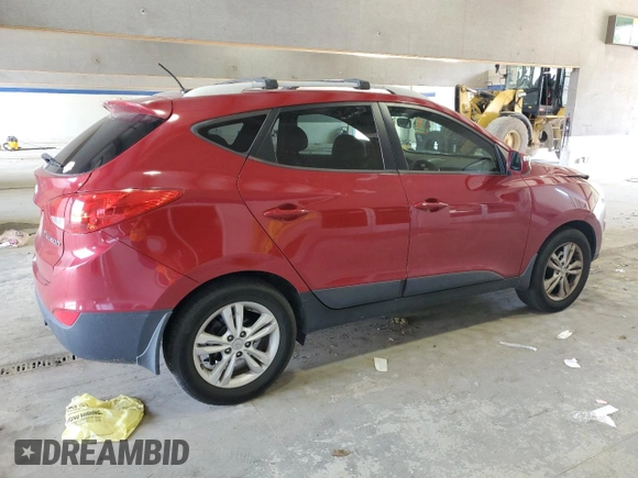 2013 Hyundai Tucson GLS with VIN KM8JU3AC7DU614962, listed as a Copart auction lot 51957675 with 112,942 mi miles and Salvage Title. Bid and sale history available at carsss.com. Image 3.