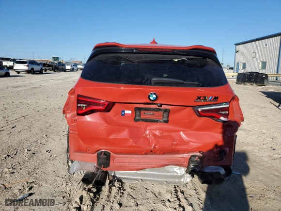 2020 BMW X3 M Competition with VIN 5YMTS0C03LLT10995, listed as a Copart auction lot 46398865 with NaN miles and Salvage Title. Bid and sale history available at carsss.com. Image 6.