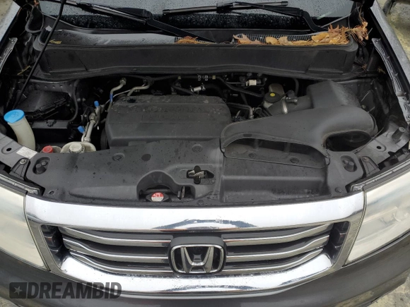 2012 Honda Pilot EX-L with VIN 5FNYF3H57CB023834, listed as a Copart auction lot 44232775 with 186,919 mi miles and Salvage Title. Bid and sale history available at carsss.com. Image 13.