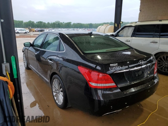 2016 Hyundai Equus Signature with VIN KMHGH4JH8GU101059, listed as a Copart auction lot 53565565 with 38,832 mi miles and Salvage title. Bid and sale history available at DreamBid. Image 2.