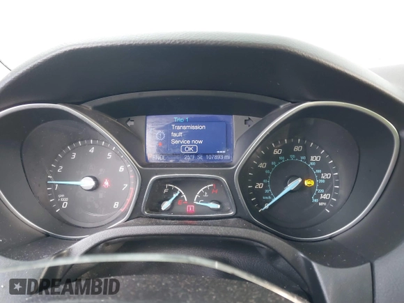 2013 Ford Focus SE with VIN 1FADP3K28DL112777, listed as a IAAI auction lot 41386940 with 107,893 mi miles. Bid and sale history available at carsss.com. Image 7.