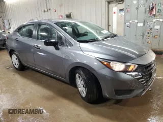 2024 Nissan Versa S with VIN 3N1CN8DV9RL910722, listed as a Copart auction lot 50313065 with 24,587 mi miles and Salvage Title. Bid and sale history available at carsss.com. Image 4.