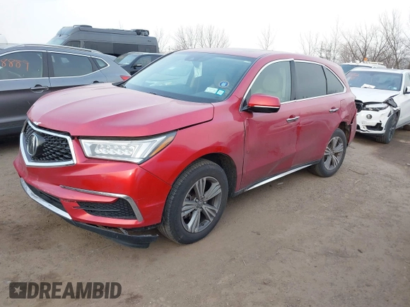 2020 Acura MDX with VIN 5J8YD4H31LL049113, listed as a IAAI auction lot 41315149 with 39,030 mi miles. Bid and sale history available at carsss.com. Image 2.