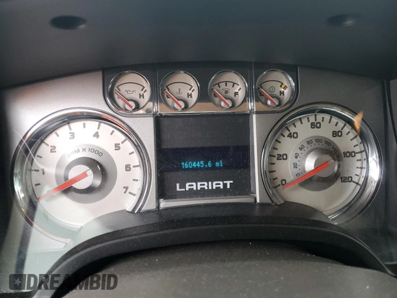 2009 Ford F-150 XL with VIN 1FTPW14V49FA35949, listed as a Copart auction lot 55382805 with 160,445 mi miles and Salvage title. Bid and sale history available at DreamBid. Image 9.