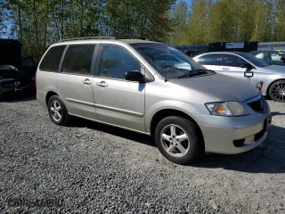 2003 Mazda MPV LX with VIN JM3LW28A230360399, listed as a Copart auction lot 53584885 with 166,441 mi miles and Clean Title. Bid and sale history available at carsss.com. Image 4.