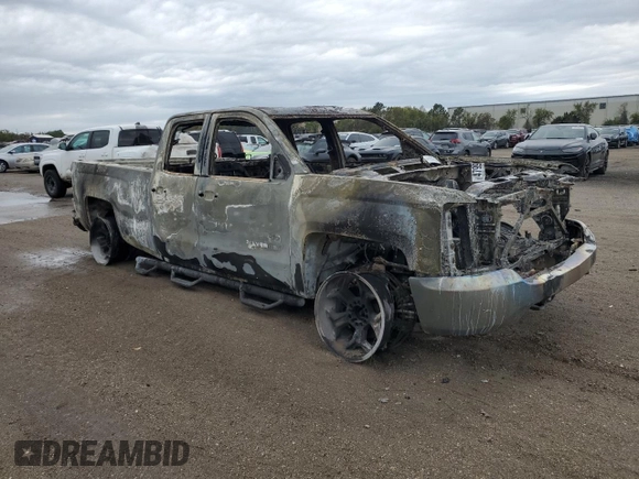 2018 Chevrolet Silverado 1500 LT with VIN 1GCVKREC1JZ346188, listed as a Copart auction lot 47996425 with Not Provided miles and Non Repairable. Bid and sale history available at DreamBid. Image 4.