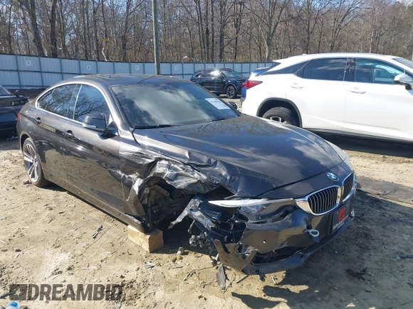 2018 BMW 4 Series 430i xDrive with VIN WBA4J3C54JBG95242, listed as a IAAI auction lot 41180565 with 83,710 mi miles and . Bid and sale history available at DreamBid. Image 6.