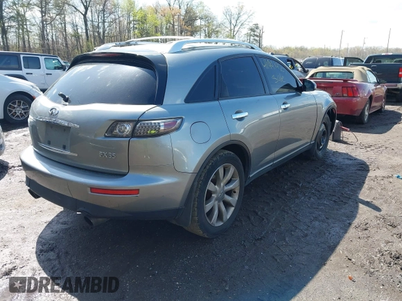 2005 Infiniti FX z VIN JNRAS08W85X218158, wystawiony jako IAAI lot #41991927 z przebiegiem 266 791 mil mil oraz . Historia ofert i sprzedaży dostępna na DreamBid. Obrazek 4.