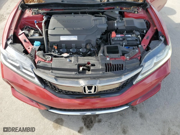 2017 Honda Accord Coupe EX-L V6 with VIN 1HGCT2B86HA003527, listed as a Copart auction lot 42626015 with 24,210 mi miles and Salvage Title. Bid and sale history available at carsss.com. Image 11.