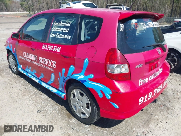 2008 Honda Fit Sport with VIN JHMGD38688S045652, listed as a IAAI auction lot 41861246 with 243,345 mi miles. Bid and sale history available at carsss.com. Image 3.