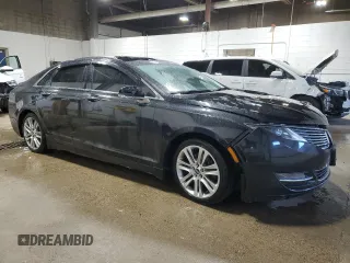 2014 Lincoln MKZ with VIN 3LN6L2GK6ER825015, listed as a Copart auction lot 53108575 with 0 mi miles and Salvage Title. Bid and sale history available at carsss.com. Image 4.