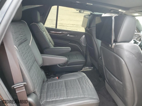 2023 Cadillac Escalade 4WD Sport Platinum with VIN 1GYS4GKL8PR557610, listed as a Copart auction lot 77876244 with 20,228 mi miles and Salvage Title. Bid and sale history available at carsss.com. Image 12.