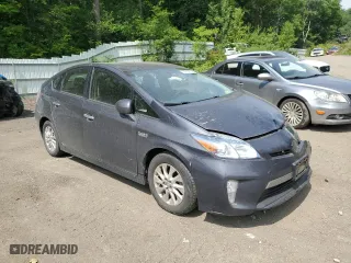 2014 Toyota Prius Plug-In with VIN JTDKN3DP1E3057672, listed as a Copart auction lot 62894654 with 120,044 mi miles and Salvage Title. Bid and sale history available at carsss.com. Image 4.