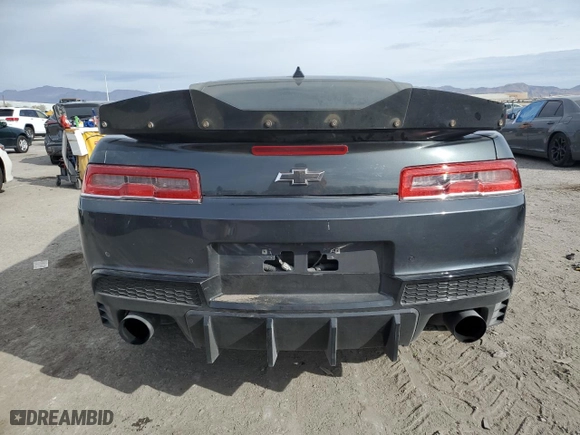2015 Chevrolet Camaro SS with VIN 2G1FK1EJ9F9300297, listed as a Copart auction lot 47965085 with 87,324 mi miles and Salvage Title. Bid and sale history available at carsss.com. Image 6.