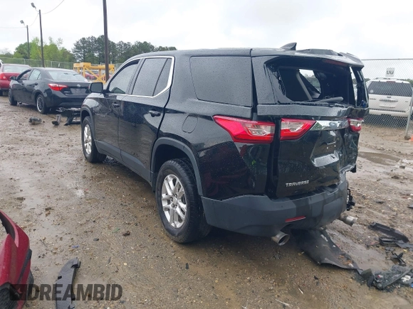 2021 Chevrolet Traverse LS z VIN 1GNERFKW3MJ198757, wystawiony jako IAAI lot #41974050 z przebiegiem 95 097 mil mil oraz . Historia ofert i sprzedaży dostępna na DreamBid. Obrazek 3.