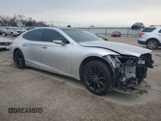 2018 Lexus LS with VIN JTHB5LFF2J5001936, listed as a Copart auction lot 45099015 with Not Provided miles and Salvage Title. Bid and sale history available at carsss.com. Image 4.