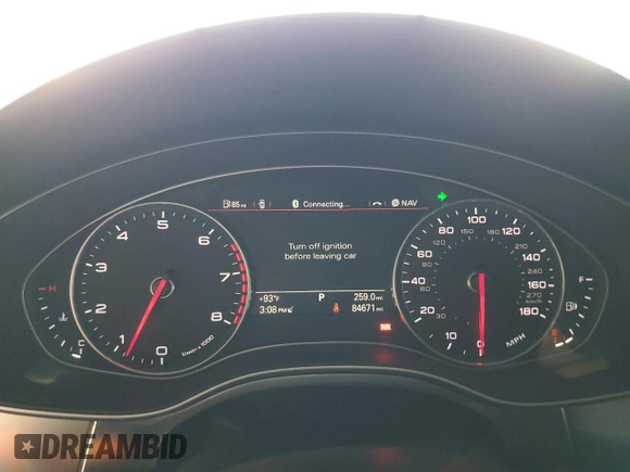 2013 Audi A6 Prestige z VIN WAUHGAFC7DN154314, wystawiony jako Copart lot #52947235 z przebiegiem 84 671 mil mil oraz Szkoda całkowita • Salvage title. Historia ofert i sprzedaży dostępna na DreamBid. Obrazek 9.