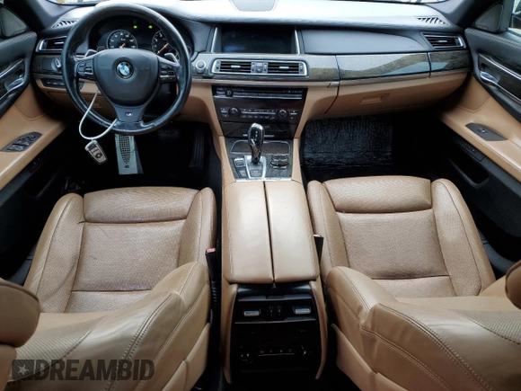 2014 BMW 7 Series ALPINA B7 with VIN WBAYE8C55ED136311, listed as a Copart auction lot 56519375 with 110,542 mi miles and Salvage title. Bid and sale history available at DreamBid. Image 8.