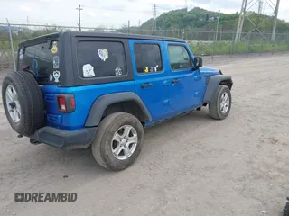 2023 Jeep Wrangler Sport with VIN 1C4HJXDG5PW530309, listed as a IAAI auction lot 42154961 with 29,846 mi miles and . Bid and sale history available at carsss.com. Image 4.