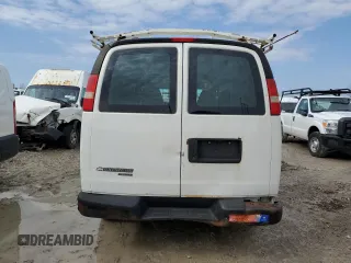 2013 Chevrolet Express Cargo z VIN 1GCWGFBA3D1146861, wystawiony jako Copart lot #54274485 z przebiegiem 214 114 mil mil oraz Czysty tytuł • Clean title. Historia ofert i sprzedaży dostępna na DreamBid. Obrazek 6.