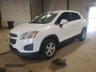 2016 Chevrolet Trax LS z VIN 3GNCJNSB4GL271041, wystawiony jako Copart lot #50591395 z przebiegiem 97 193 mil mil oraz Szkoda całkowita • Salvage title. Historia ofert i sprzedaży dostępna na DreamBid. Obrazek 1.