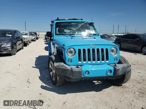 2018 Jeep Wrangler JK Unlimited Sahara with VIN 1C4BJWEG0JL899909, listed as a Copart auction lot 73563804 with 95,244 mi miles and Salvage Title. Bid and sale history available at carsss.com. Image 12.