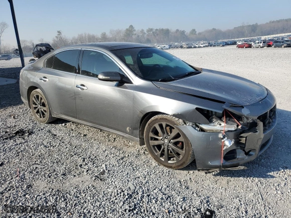 2014 Nissan Maxima 3.5 SV w/Premium Pkg with VIN 1N4AA5AP0EC439642, listed as a Copart auction lot 46550965 with 194,710 mi miles and Salvage Title. Bid and sale history available at carsss.com. Image 4.