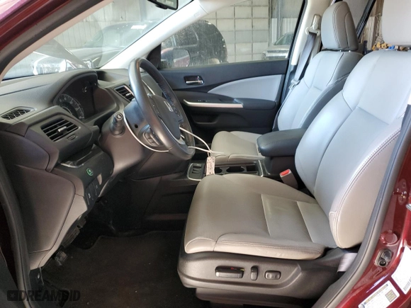 2016 Honda CR-V EX-L with VIN 5J6RM4H75GL042929, listed as a Copart auction lot 50541555 with 53,710 mi miles and Salvage Title. Bid and sale history available at carsss.com. Image 7.