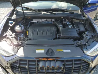 2023 Audi Q3 S line Premium Plus with VIN WA1EECF34P1117590, listed as a Copart auction lot 57404685 with 14,486 mi miles and Salvage title. Bid and sale history available at DreamBid. Image 12.