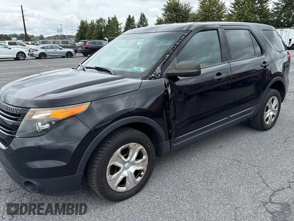 2014 Ford Utility Police Interceptor with VIN 1FM5K8AR3EGC40794, listed as a Copart auction lot 74284584 with 198,478 mi miles and Clean Title. Bid and sale history available at carsss.com. Image 2.