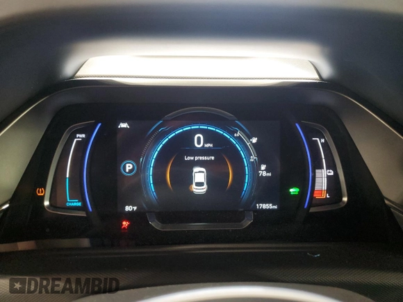 2020 Hyundai Ioniq Limited with VIN KMHC85LJ2LU076979, listed as a Copart auction lot 60802674 with 17,855 mi miles and Salvage title. Bid and sale history available at DreamBid. Image 9.