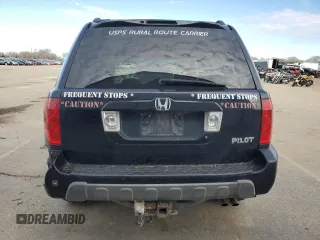2004 Honda Pilot EX with VIN 5FNYF18514B001186, listed as a Copart auction lot 50233665 with 253,898 mi miles and Salvage Title. Bid and sale history available at DreamBid. Image 6.