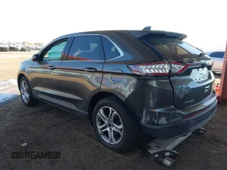 2015 Ford Edge Titanium z VIN 2FMTK3K90FBC12582, wystawiony jako IAAI lot #41860973 z przebiegiem Nie podano mil oraz . Historia ofert i sprzedaży dostępna na DreamBid. Obrazek 3.