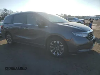2024 Honda Odyssey EX-L with VIN 5FNRL6H62RB049354, listed as a Copart auction lot 88911795 with 2,553 mi miles and Salvage Title. Bid and sale history available at DreamBid. Image 4.