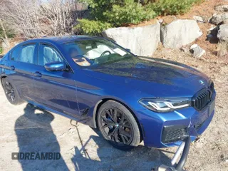 2021 BMW 5 Series 530i xDrive with VIN WBA13BJ02MWW98133, listed as a IAAI auction lot 41853619 with Not Provided miles and . Bid and sale history available at carsss.com. Image 1.