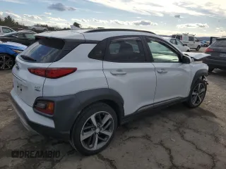 2019 Hyundai Kona Ultimate with VIN KM8K5CA56KU261565, listed as a Copart auction lot 42654535 with 83,670 mi miles and Salvage Title. Bid and sale history available at carsss.com. Image 3.