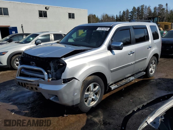 2011 Honda Pilot EX-L with VIN 5FNYF4H55BB507229, listed as a Copart auction lot 47874295 with 242,999 mi miles and Salvage Title. Bid and sale history available at DreamBid. Image 1.